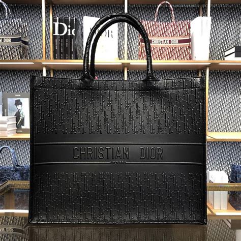 christian dior black book tote|Christian Dior tote bag grey.